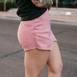 Suede Skort (Multiple Colors)